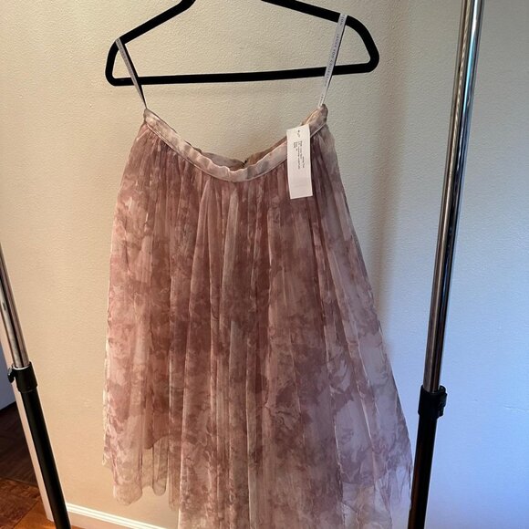 Jenny Yoo Lucy foral print tulle skirt, size 10 - Picture 4 of 5
